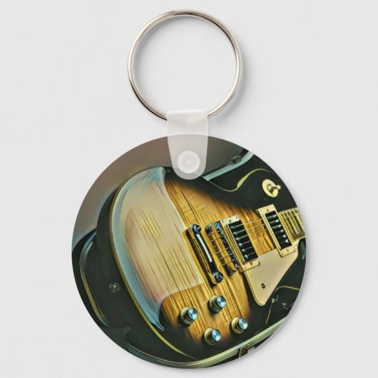 Porte-clés Cadeaux pour guitariste (Recto)