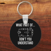 Porte-clés cadeaux pour ingénieur électrique, cadeaux électri (Recto)