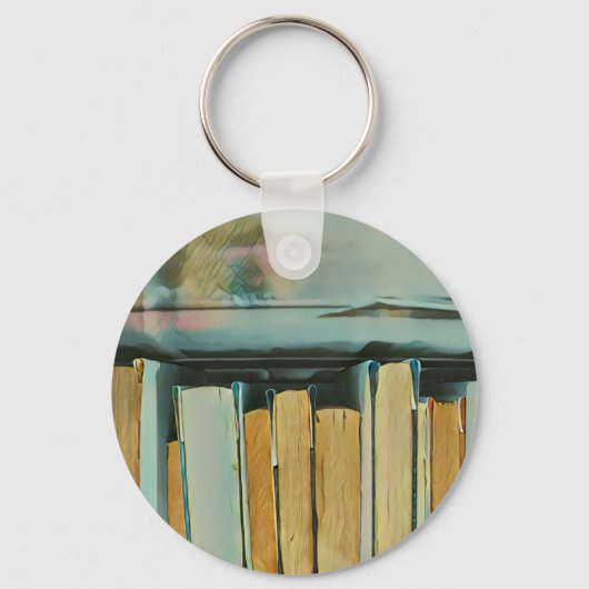 Porte-clés Cadeaux pour les amateurs de livres (Recto)