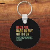 Porte-clés Cadeaux Pour Les Pères Qui Sont Difficiles À Achet (Recto)