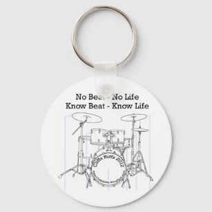 Porte-clés Cadeaux pour les tambours, les musiciens et les da