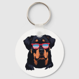 Porte-clés Cadeaux Rottweiler amoureux