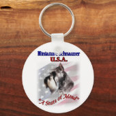Porte-clés Cadeaux Schnauzer miniatures (Recto)