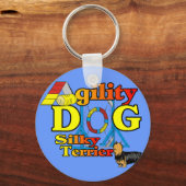 Porte-clés Cadeaux Silky_Terrier_Agility (Recto)