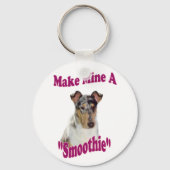 Porte-clés Cadeaux Smooth Collie (Recto)