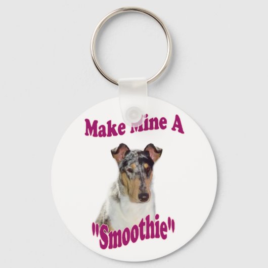 Porte-clés Cadeaux Smooth Collie (Recto)