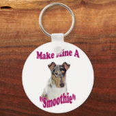 Porte-clés Cadeaux Smooth Collie (Recto)