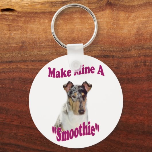 Porte-clés Cadeaux Smooth Collie (Recto)