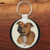 Porte-clés Cadeaux Staffordshire Bull Terrier (Recto)