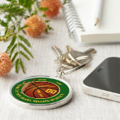 Porte-clés Cadeaux supérieurs personnalisés de basket-ball (Côté)