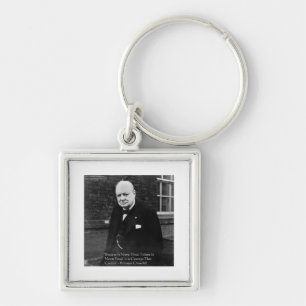 Porte-clés Cadeaux Winston Churchill "Le Succès n'est Jamais
