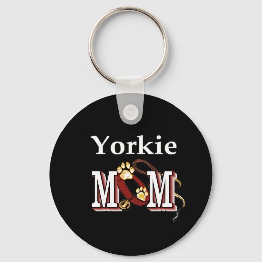 Porte-clés Cadeaux Yorkie Mom (Recto)