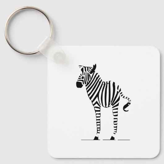 Porte-clés Cadeaux Zebra Lovers (Recto)