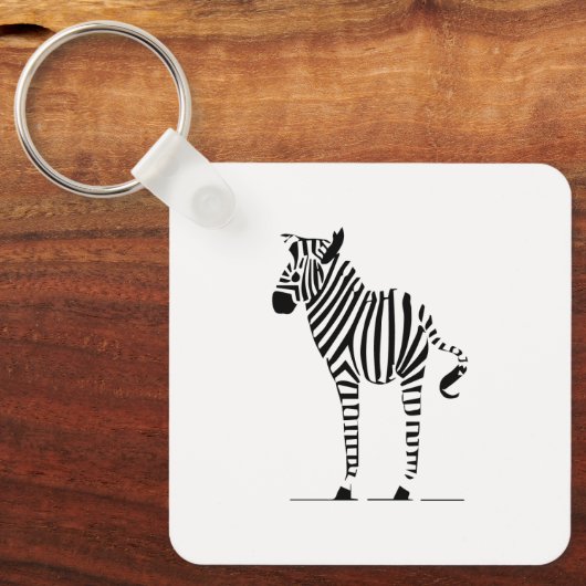 Porte-clés Cadeaux Zebra Lovers (Recto)