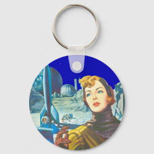 Porte-clés Cadet de l'espace de femme