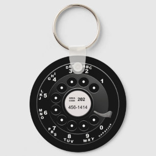 Porte-clés Cadran rotatoire de téléphone