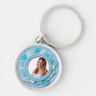 Porte-clés Cadre de flocon de neige