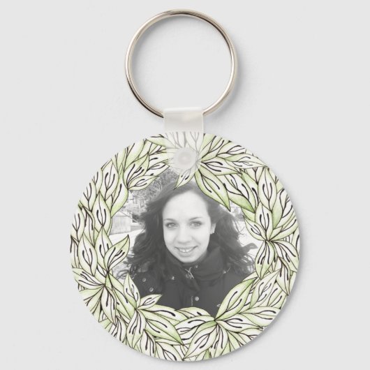 Porte-clés Cadre feuille (Recto)