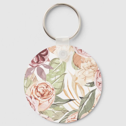Porte-clés Cadre Floral (Recto)