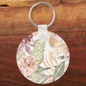 Porte-clés Cadre Floral (Recto)