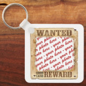 Porte-clés Cadre photo de l'affiche Recherchée (Recto)