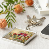 Porte-clés Cadre photo de Noël (Côté)