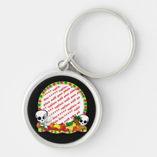 Porte-clés Cadre Photo Dia De Los Muertos (Devant)