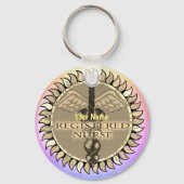 Porte-clés Caduceus Infirmière porte - clé inscrite (Recto)