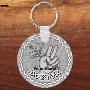Porte-clés Caduceus Peace Doctor porte - clé