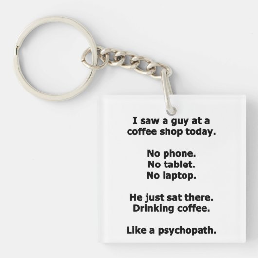 Porte-clés Café (Devant)