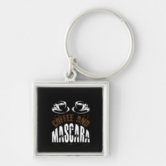 Porte-clés Café Art Café Et Mascara (Devant)