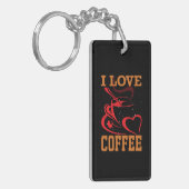 Porte-clés Café Art I Love Café (Devant gauche)