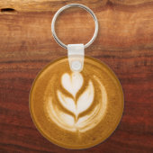 Porte-clés Café Art Porte - clé Fleur coeur (Recto)