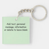 Porte-clés Café au gingembre orange amusant (Dos)