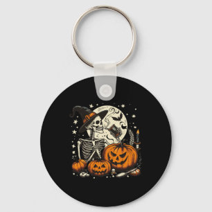 Porte-clés Café Boire Squelette Citrouille Costume d'Hallowee