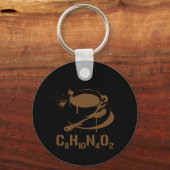 Porte-clés Café C8H10N4O2 (Recto)