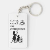 Porte-clés Café Calme Motherhood Silhouette Art (Dos)