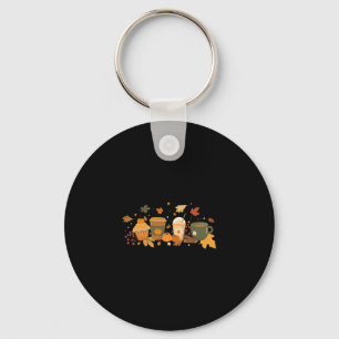 Porte-clés Café Citrouille Latte Spice Coffee Love Saison Aut