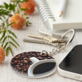 Porte-clés Café Coffee avec Café, Coffee Beans (Devant Droit)