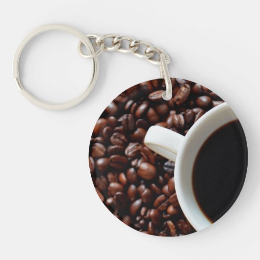 Porte-clés Café Coffee avec Café, Coffee Beans (Devant)