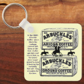 Porte-clés "Café d'Arbuckles des années 1860" (Recto)