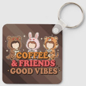 Porte-clés Café et Amis (Dos)