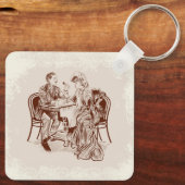 Porte-clés café et amour (Verso)