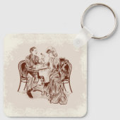 Porte-clés café et amour (Dos)