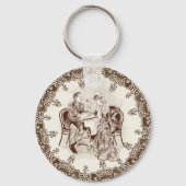 Porte-clés café et amour (Recto)