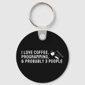 Porte-clés Café et code (Recto)