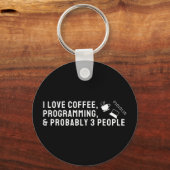 Porte-clés Café et code (Recto)