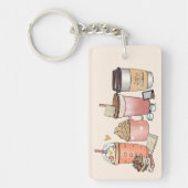 Porte-clés Café et littérature (Devant)