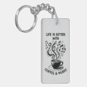 Porte-clés Café et Musique (Devant gauche)