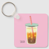 Porte-clés Café Glacé Caramel À La Mousse De Crème (Recto)